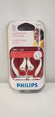 Philips SHS3201 Ear Hook Headphones MP3 CD Flexible  100 DB 16 Ohm 15 MW New • $22.49
