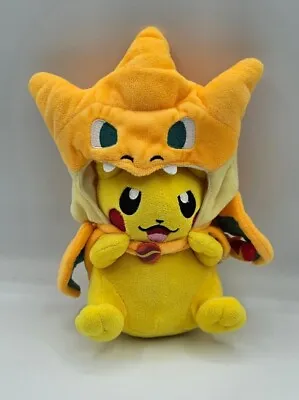 Pokemon Center Mega Charizard Pikachu Plush • £14.97