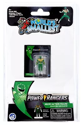 $19.99 • Buy World's Smallest Mighty Moprhin Power Rangers Green Ranger Micro Figure