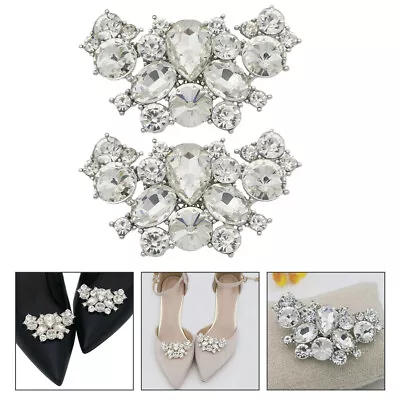 Vintage Shoe Clips Shoe Clips Heel Clip Bridal Shoe Clips Shoe Brooch Decorative • $12.99