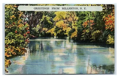 Postcard Greetings From Millerton NY 1947 I53 • $1.99