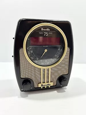 Breville Limited Edition Retro Style AM/FM Alarm Clock Radio Tested & Working • $66.20