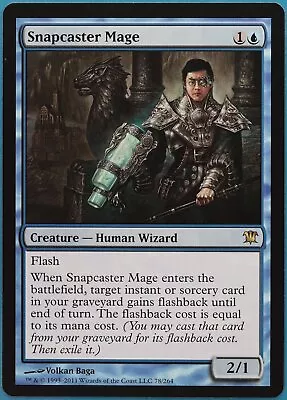 Snapcaster Mage Innistrad NM Blue Rare MAGIC MTG CARD (ID# 448927) ABUGames • $19.47