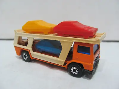 Matchbox Lesney Superfast No. 11 Orange Car Transporter 1976 Made In England • $21