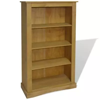 VidaXL 4-Tier Bookcase Mexican Pine Corona Range 31.9 X11.4 X59  243743 • $179.87