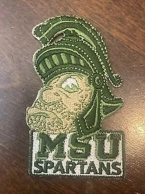 MSU Michigan State Spartans Embroidered Iron On Patch  Vintage 3” X 2” • $6.59