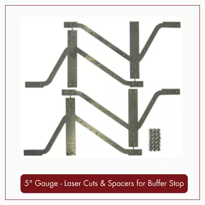 Lazer Cuts For 5  Gauge Buffer Stop  - PNR-5K -Miniature | Garden | PNP Railways • £29.30