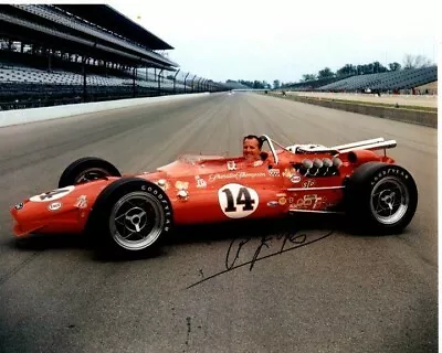 A.J. FOYT Signed 8x10 INDY RACE CAR DRIVER Photo W/ Hologram COA • $150