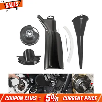 Fits Harley Davidson Oil Filter Funnel Oil Change Tool &Hose Kit &Removal Wrench • $23.08