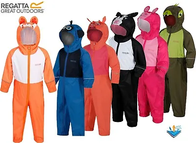 £12.99 • Buy Regatta Childrens Puddle Charco Rain Suit Waterproof Rainsuit Kids Boys Girls