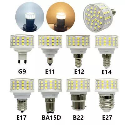 10W G9 E11 E12 E14 E17 BA15D B22 E27 110V-265V LED Bulb No Flicker Light Lamp • $6.43