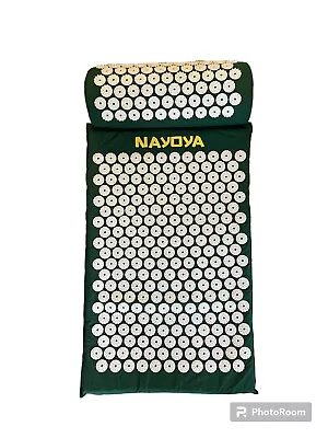 Nayoya Back And Neck Pain Relief Acupressure Mat And Pillow Set New • $29.99