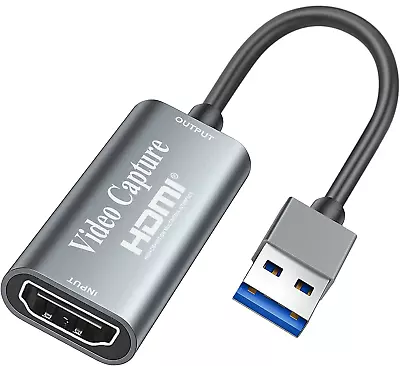 $13.99 • Buy Video Capture Card 4K 60FPS HDMI USB3.0 HD Game Capture Card Device