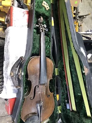 1900s Vintage Antique Violin Nicolaus Amatus 16 Something Can’t Read  It￼ • $82