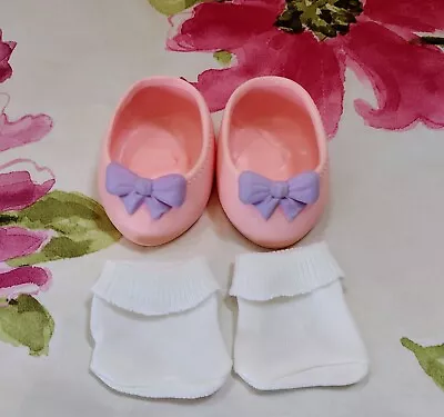Cabbage Patch Shoes- Peach Slip On Dress Shoes - Hasbro • $23