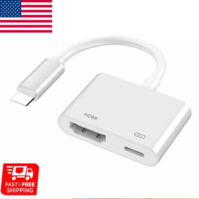 8 Pin To HDMI Digital TV AV Adapter Cable For Apple IPad IPhone 7 8 X 11 12 USA • $8.79