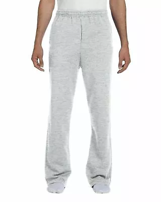 Jerzees Men's NuBlend Open-Bottom Gym Sweatpants W/ Pockets S-3XL 974MP • $14.49