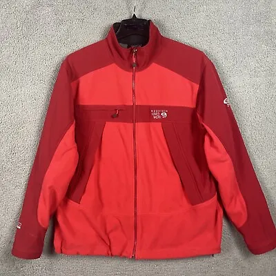 Mountain Hardware Jacket Mens XL Red Softshell Fleece Airshield Elite Full Zip  • $47.95