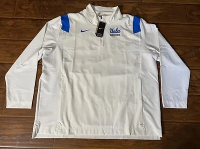 Nike UCLA Bruins Mens Football Golf 1/4 Zip Windbreaker Vented Jacket Size S $85 • $58.50