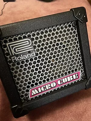 Roland Micro Cube N225 Guitar Mic Amplifier M-Cube BlackWORKS GREAT Only Sparker • $89.95