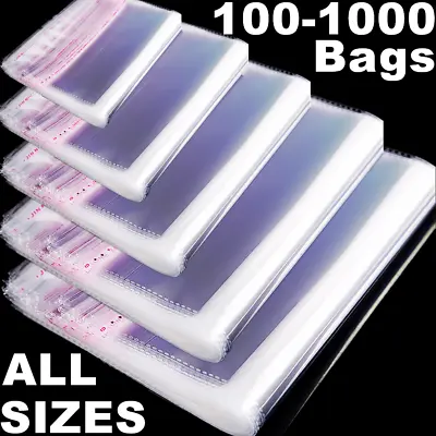 Plastic Bags Self Sealing Packaging Packing Shipping Mailing Light Poly Premium • $10.88