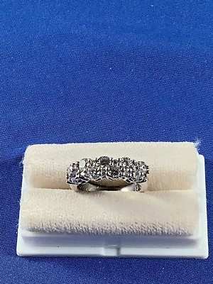 $25 • Buy José Hess Sterling Silver CZ Ring Band Size 5