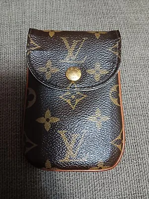 LOUIS VUITTON Etui Mobile Phone MM Carrying Case M66546 Monogram Used • £50