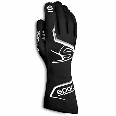 Sparco 00131410NRBI Gloves Arrow Driving SFI 3.3/5 FIA Approved Black Medium NEW • $229