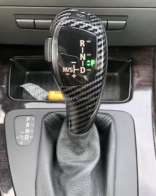 For BMW E38 E39 E46 E53 E60 Automatic LED Gear Shift Knob Shifter Carbon Fiber • $66.49