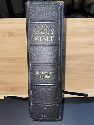 Vintage New Catholic Edition HOLY BIBLE 1953 Hardcover • $24.99