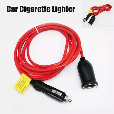 12V 24V Car Cigarette 3.6M Extension Cable Lighter Lead Charger Power Socket • £9.59