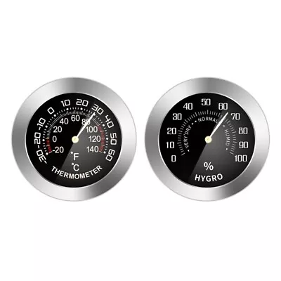 £7.73 • Buy Universal Car Thermometer/Hygrometer Dial Type Analog Mechanical Humidity Meter