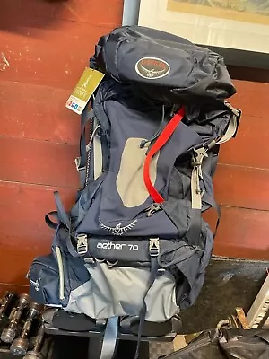 Osprey Aether 70 Backpack Blue New With Tags • $270
