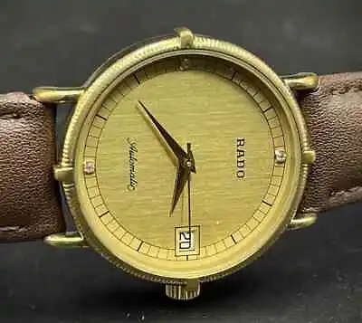Vintage Rado Automatic Dress Watch 32mm Gents Watch Gift Swiss MadePerfect • £175