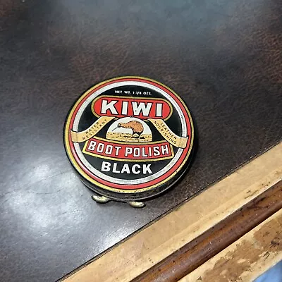 Vintage Shoe Polish / Dye Kiwi Black • $7.99