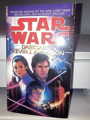 Star Wars Paperback Book: Darksaber By Kevin J. Anderson • $24.77