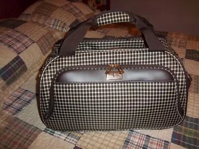 London Fog Carry-On Luggage Houndstooth / Wheels • $30