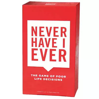 Never Have I Ever The Game Of Poor Life Decisions Card Game • $32.95