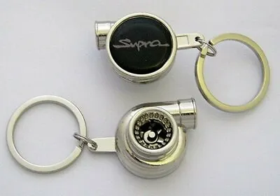 $10.95 • Buy Spinning Turbo Keychain Keyring Compatible With Supra Key Fob
