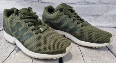 £16.99 • Buy Adidas Torsion ZX Flux Olive Green Womens Gym Trainers - Size UK 5