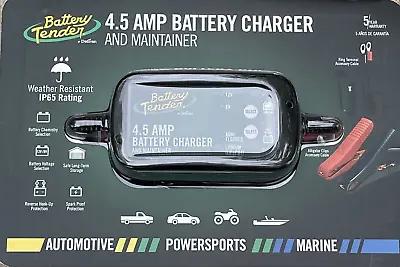 NEW Dellran Battery Tender 4.5 Amp Battery Charger & Maintainer 6 Or 12 Volt • $69.95