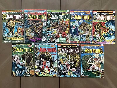 Adventure Into Fear Man-thing #111213141516-19 1st Howard The Duck 1972 Lot • $99.99