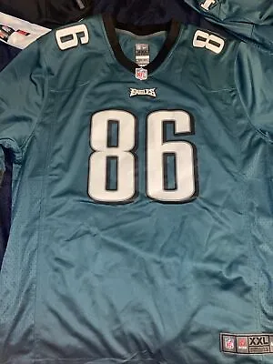 ZACH ERTZ PHILADELPHIA EAGLES NIKE ADULT LARGE ON FIELD JERSEY XXL No Tags • $65