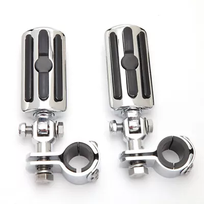 Motorcycle Highway Foot Pegs For Yamaha V-Star 650 950 1100 1300 Classic Stryker • $72.59