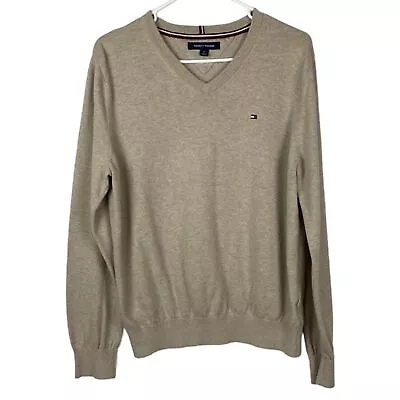 Tommy Hilfiger Sweater Mens Size M Pullover V-neck Sweatshirt • $14.99