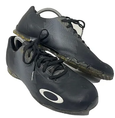 Oakley Cipher 3 Golf Shoes Mens Size 10.5 Nano Spike Factory Lite Black Gray • $85