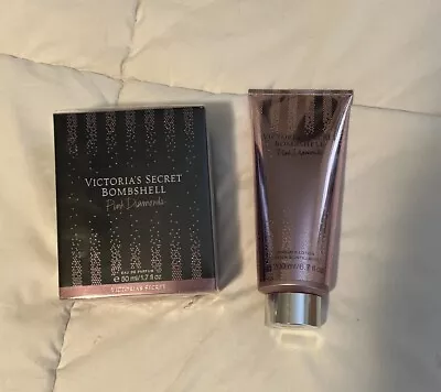 Victoria’s Secret BOMBSHELL Pink Diamonds 1.7oz NIB + Shimmer Lotion 6.7oz • $199.99