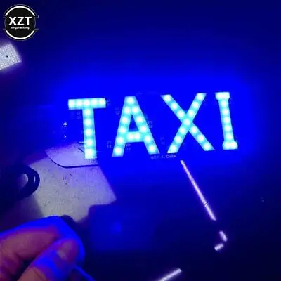 $10.82 • Buy Car Taxi Cab Indicator Lamp Sign Windshield LED Light Roof USB Cable Windscreen