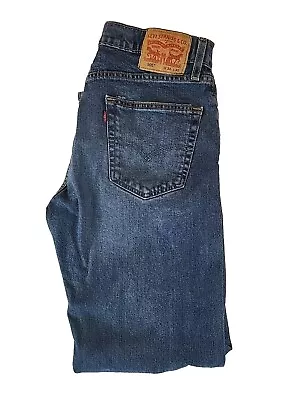 Levi's 505 Slim Straight Fit Denim Mens Jeans 34x32 • $21.95
