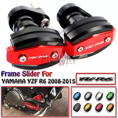 Motorcycle Frame Sliders Crash Fairing Protector For YAMAHA YZF R6 YZF-R6 08-17 • $64.59